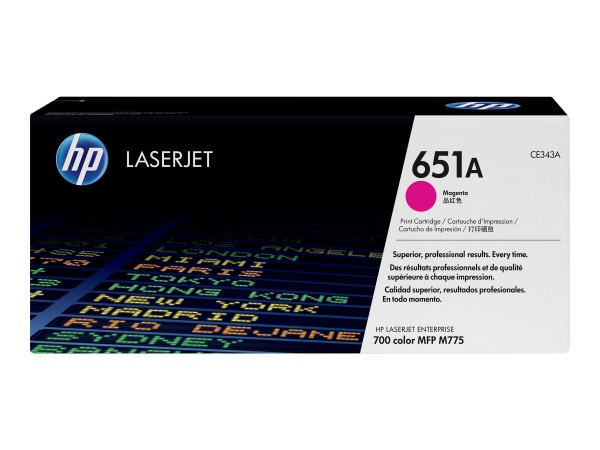 HP Cartuccia Toner originale magenta LaserJet 651A - 16000 pagine - Magenta - 1 pz