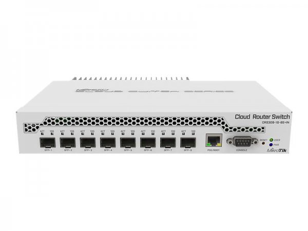 MikroTik CRS309-1G-8S+ - Gestito - Gigabit Ethernet (10/100/1000) - Supporto Power over Ethernet (Po