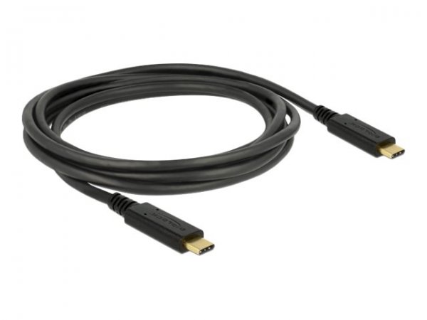 Delock 83668 - 2 m - USB C - USB C - USB 3.2 Gen 1 (3.1 Gen 1) - 5 Gbit/s - Nero