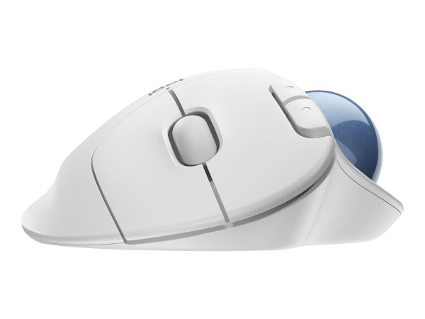 Logitech ERGO M575 - Mano destra - Trackball - RF senza fili + Bluetooth - 2000 DPI - Bianco
