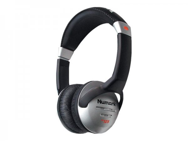 Numark On-Ear-Kopfhörer HF125 Schwarz Silber