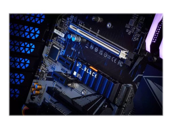 WD_BLACK WD BLACK SN850X WDS200T2XHE 2 TB NVMe SSD M.2 2280 PCIe 4.0 x4 verschlüsselt Kühlkörper - W
