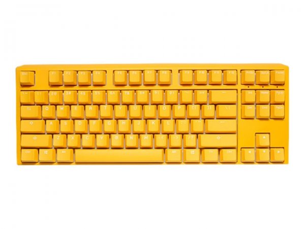 Ducky One 3 Yellow TKL - Tenkeyless (80 - 87%) - Cablato - USB - Interruttore a chiave meccanica - G