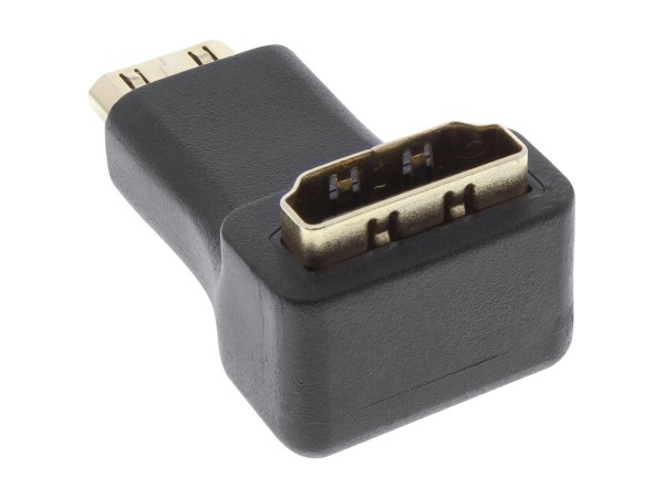 InLine Adattatore HDMI Typ A Femmina a Mini HDMI Tipo C Maschio - angolato 90°