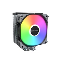 MONTECH NX400 Black CPU-Kuehler ARGB - 120mm schwarz - Raffreddamento Cpu - 800 rpm
