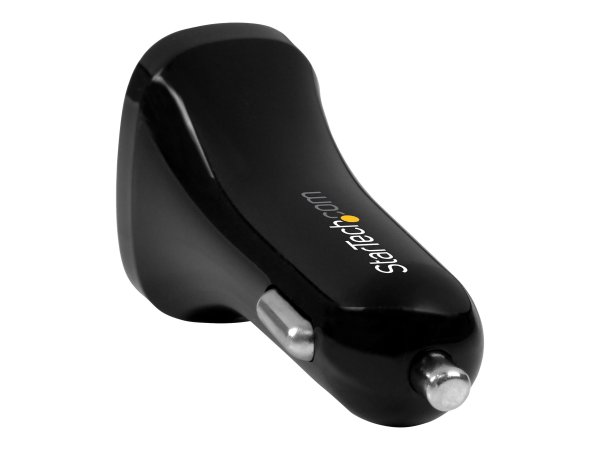 StarTech.com Caricatore da Auto con doppia porta USB - 24W/4.8A - Nero - Auto - Accendisigari - 5 V