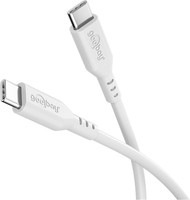 Goobay USB-C Kabel USB 2.0 PD 60W weiß Silikon 480Mbit/s - Cavo - Digitale/dati
