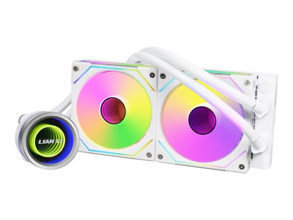 Lian Li GA II TRINITY - Raffreddatore di liquidi tutto in uno - 12 cm - Bianco