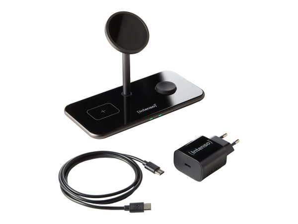 Intenso MB13 - Interno - USB - Carica wireless - 1,5 m - Nero