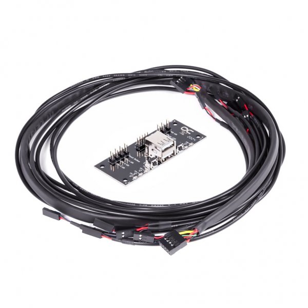 Alphacool 25054 - 80 m - Dritto - Dritto - Nero - 83 mm - 34,5 mm