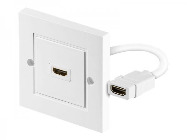 Goobay HDMI Wanddose - 1 x A-Buchse> 1 - Cavo - Digitale/display/video