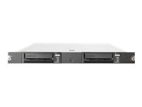 HPE StoreEver 1U Generic Rack Mount Kit - Serial Attached SCSI (SAS) - 2.5:1 - LTO - 1U - Nero - Met