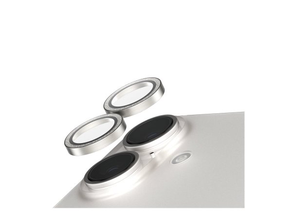 PanzerGlass SAFE. by Kameraschutz iPhone 16 16 Plus Glitter Silber