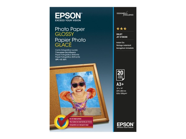 Epson Photo Paper Glossy A3+ 20 sheet - Photo paper - 200 g/m²
