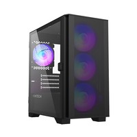 MONTECH Air 100 ARGB schwarz Tempered Glass - Tower - ATX - Torre - ATX
