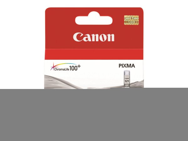 Canon Cartuccia d'inchiostro grigio CLI-521GY - Grigio - Inchiostro a base di pigmento - 1 pz