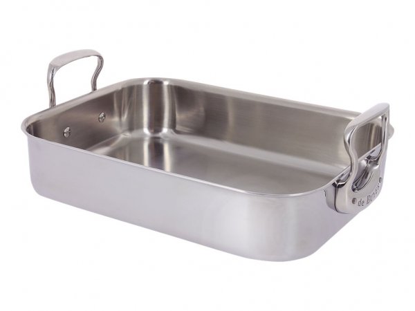 de BUYER Affinity Bratplatte Edelstahl 35X25 cm