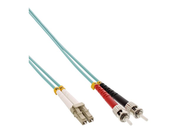 InLine Cavo Duplex - LC/ST 50/125µm - Fibra Ottica OM3 - 5m