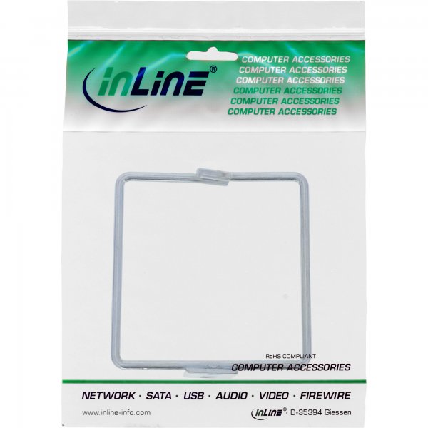 InLine supporto per cavi - metallo - zincato - 80x80mm