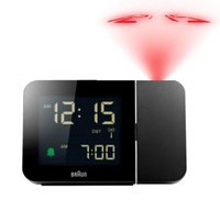 Braun 67160 - Sveglia digitale - Rettangolo - Nero - 24h - Tempo - AC