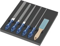 Wera 05150183001 - Set di lime - Lima semicircolare - Lima circolare - Lima quadrata - Plastica - Bl