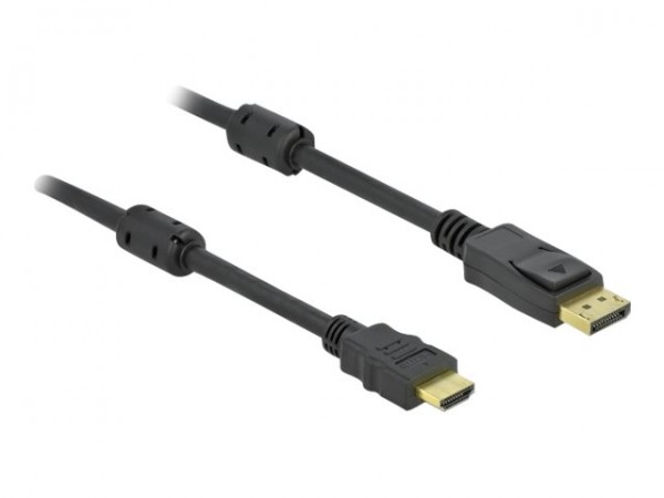 Delock DisplayPort attivo 1.2 a cavo per HDMI 4K 60 Hz da 10 m - 10 m - HDMI tipo A (Standard) - Dis