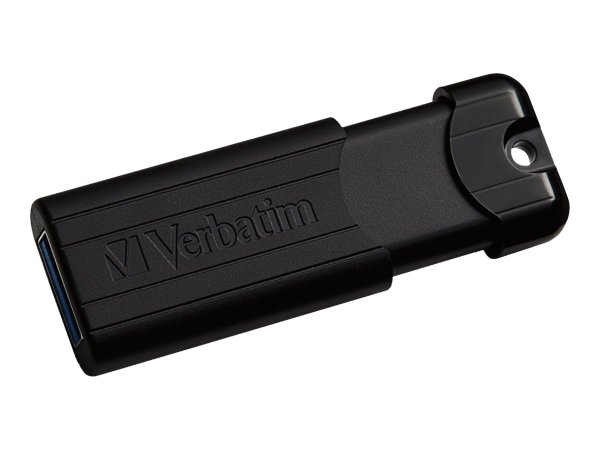 Verbatim PinStripe 3.0 - Memoria USB 3.0 da 64 GB ? - Nero - 64 GB - USB tipo A - 3.2 Gen 1 (3.1 Gen