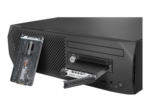 Icy Dock MB833M2K-B - Box esterno SSD - M.2 - SAS - 32 Gbit/s - Nero