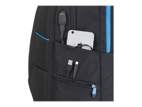 rivacase 7860 - Zaino - 43,9 cm (17.3") - 1,25 kg - Nero - Blu