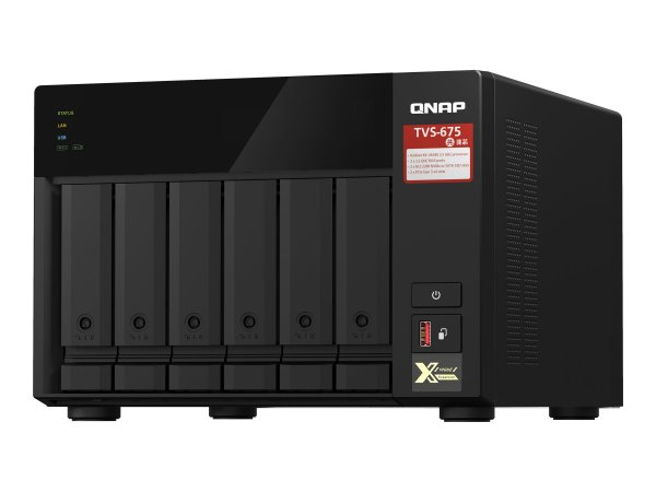 QNAP TVS-675 - NAS - Tower - ZhaoXin KaiXian KX-6000 - KX-U6580 - 8 GB - DDR4