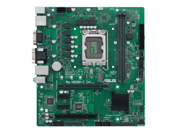 ASUS PRO H610M-C D4-CSM - Intel - LGA 1700 - Intel® Celeron® - Intel® Core™ i3 - Intel® Core™ i5 - I