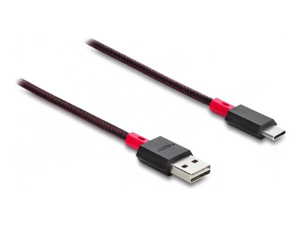 Delock Easy-USB 2.0 Kabel Typ-A Stecker zu USB Type-C schwarz - Cavo - Digitale/dati