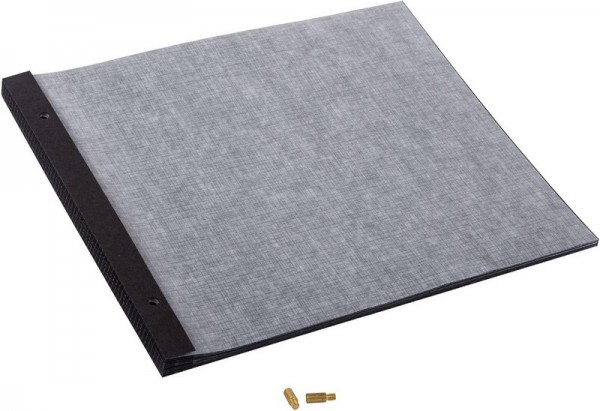 Goldbuch Ersatzblock 38x30 schw.+ Schrauben 83077 - Bürokleinmaterial