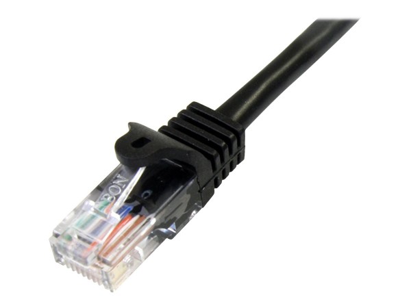 StarTech.com Black Snagless UTP Cat5e Patch Cable - Cavo - Rete