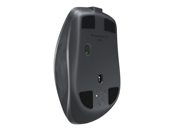 Logitech MX Anywhere 2S - Maus - Laser - 7 Tasten - kabellos - Bluetooth, 2.4 GHz - kabelloser Empfä