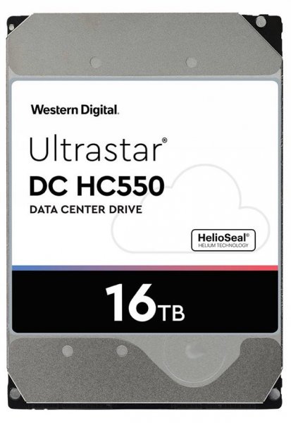WD Ultrastar DC HC550 - 16 TB - 7200 Giri/min - 512 MB - 3.5" - SAS