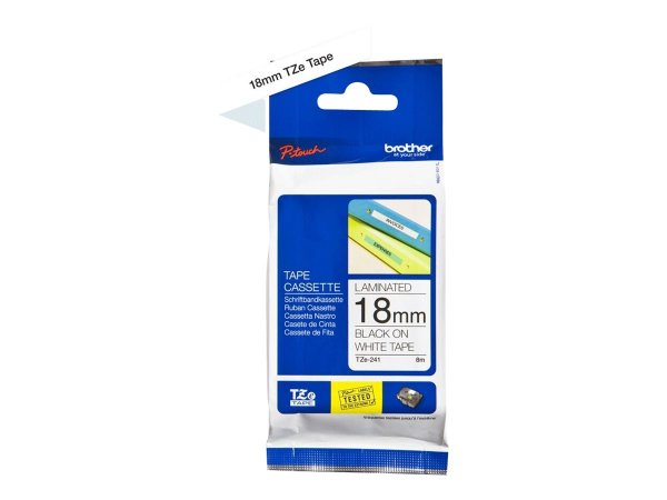 Brother TZE-241 - Nero su bianco - TZe - Filippine - 5 anno/i - 1,8 cm - 8 m