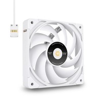 Thermaltake 120mm Toughfan Ex12 Pro Pc Cooling Fan White - Swappable Edition 3 - Case fan - 22,6 dB