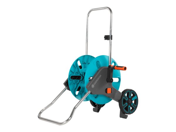 Gardena 18511-20 - Carrello avvolgitubo - Manuale - Funzionale - Nero - Blu - Stainless steel - Meta