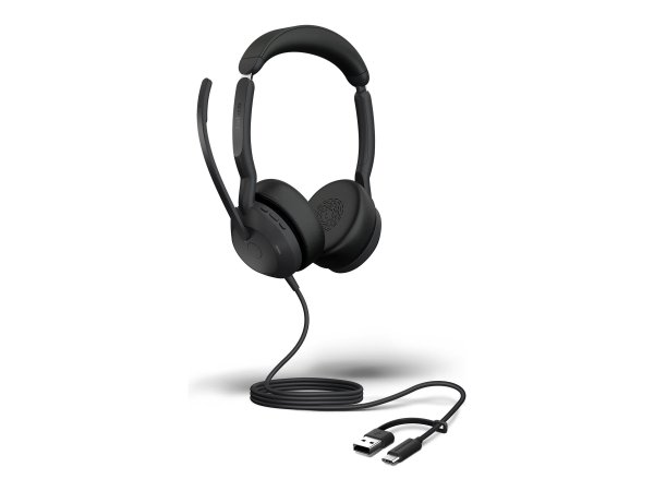Jabra Evolve2 50 USB C/A UC Stereo - Cuffia - Stereo