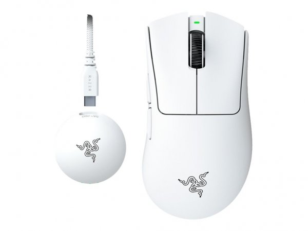 Razer DeathAdder V4 Pro - White - Mouse - Ottico