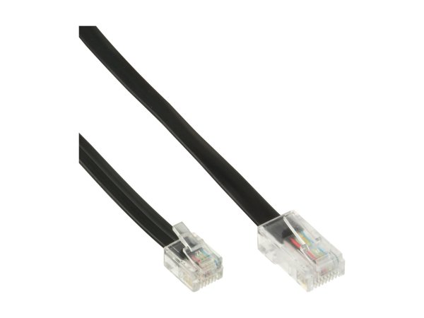 InLine Cavo modulare telefonico - RJ45 maschio a RJ12 maschio - 6 fili - 10m