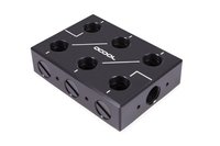 Alphacool 12994 - Connettore per tubo - Acetale - Rame - Nero - 1/4" - CE - FC - RoHS - 78 mm