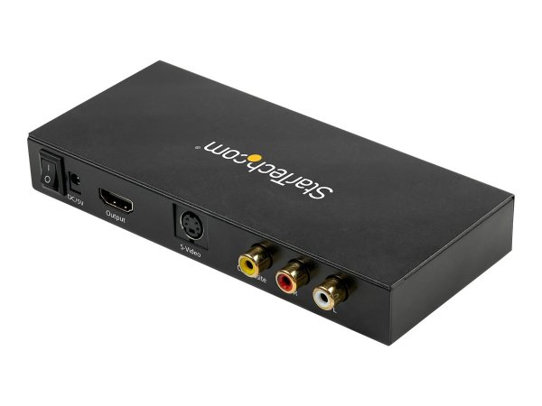 StarTech.com Convertitore Adattatore Vídeo Composito o S-Vídeo a HDMI con Audio - 720p - NTSC e PAL