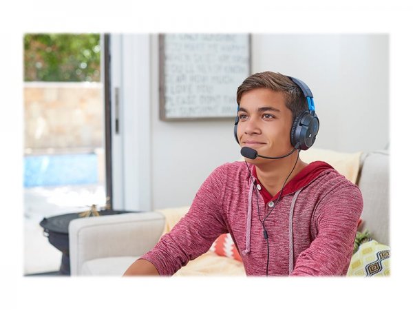Turtle Beach TB033034 - Cuffia - Padiglione auricolare - Giocare - Nero - Blu - Stereofonico - 1,2 m