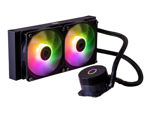 Cooler Master MasterLiquid 240L Core ARGB - Liquid cooling kit - 12 cm - 650 Giri/min - 1750 Giri/mi
