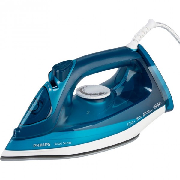 Philips 3000 series DST3040/70 - Ferro da stiro a vapore - 2600W - Ferro a vapore - Piastra in Ceram