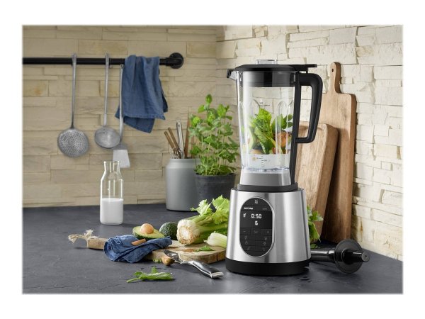 WMF Kult Pro 04.1663.0011 - Frullatore da tavolo - 1,8 L - Funzione pulsante - Tritaghiaccio - 1 m -