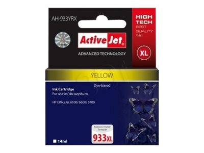 Activejet AH-933YRX ink for HP printer 933XL CN056AE replacement Premium - Ricarica - Compatibile