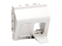 Equip Unterputzdose Einsatz French 2 Keystone 45x45 Polybeutel